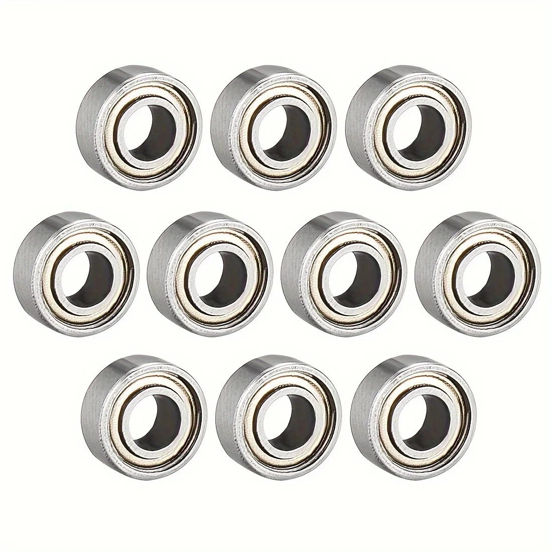 683ZZ Double Shielded Deep Groove Ball Bearing – 3 mm × 7 mm × 3 mm, Pack of 10