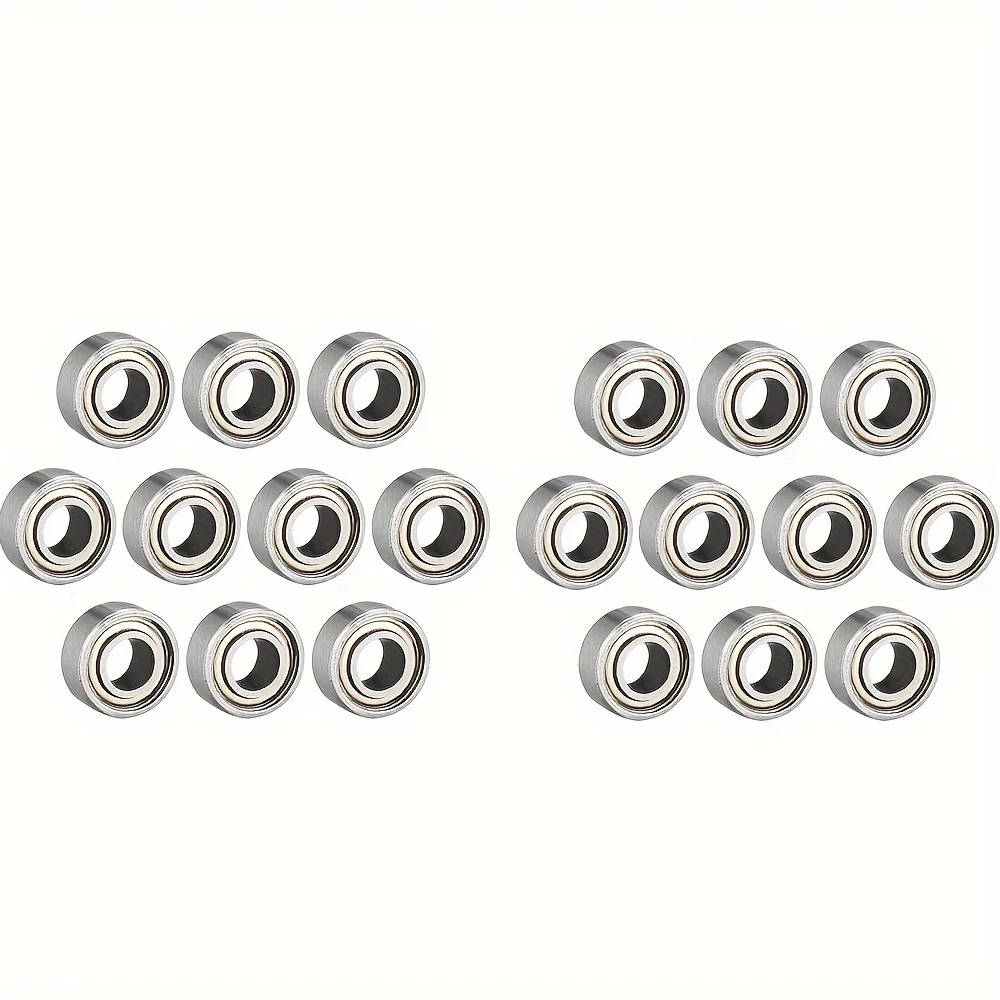 683ZZ Double Shielded Deep Groove Ball Bearing – 3 mm × 7 mm × 3 mm, Pack of 10