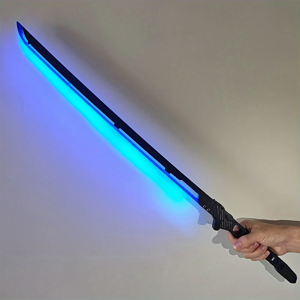 LED cyber-style Samurai sword prop for cosplay and themed events