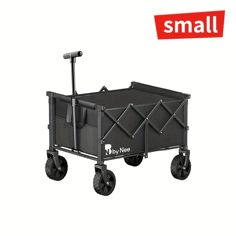 Collapsible all-terrain wagon cart for outdoor and utility use