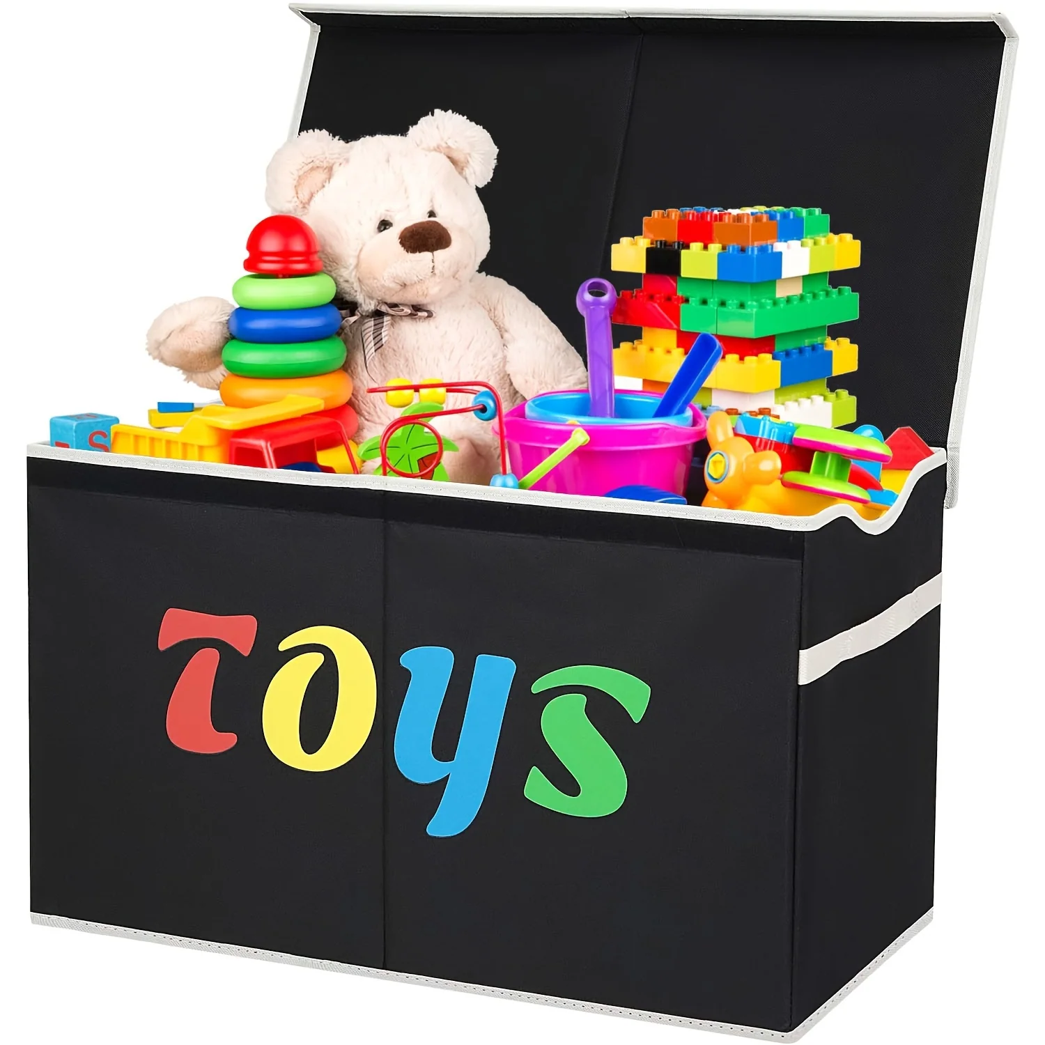 120-liter collapsible extra-large storage box with secure lid