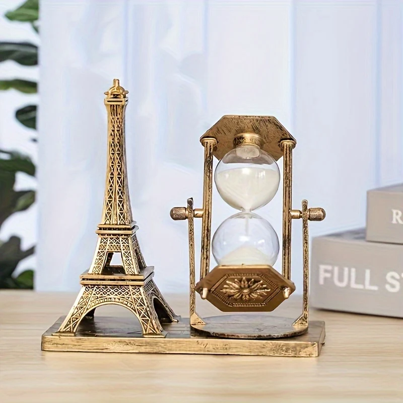 Eiffel Tower sand timer desk decoration