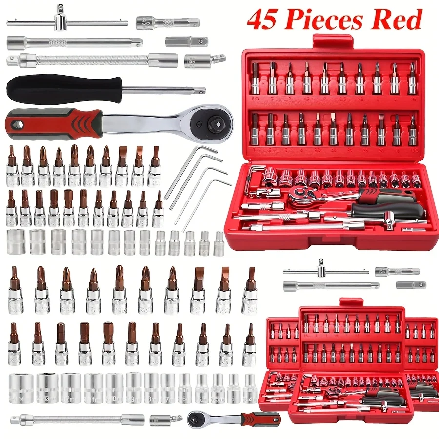 999-piece professional tool set with portable toolbox