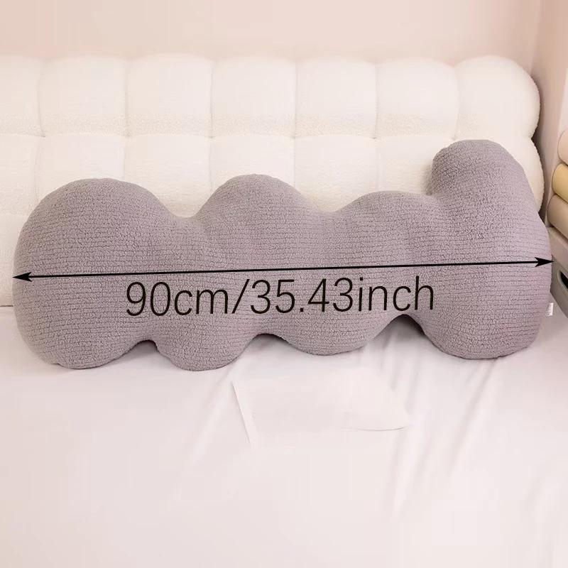 Soft and washable leg pillow for bedroom or sofa support