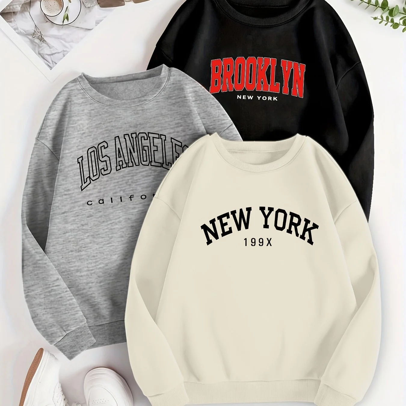 Plus Size Loose Fit Pullover Sweater for Women