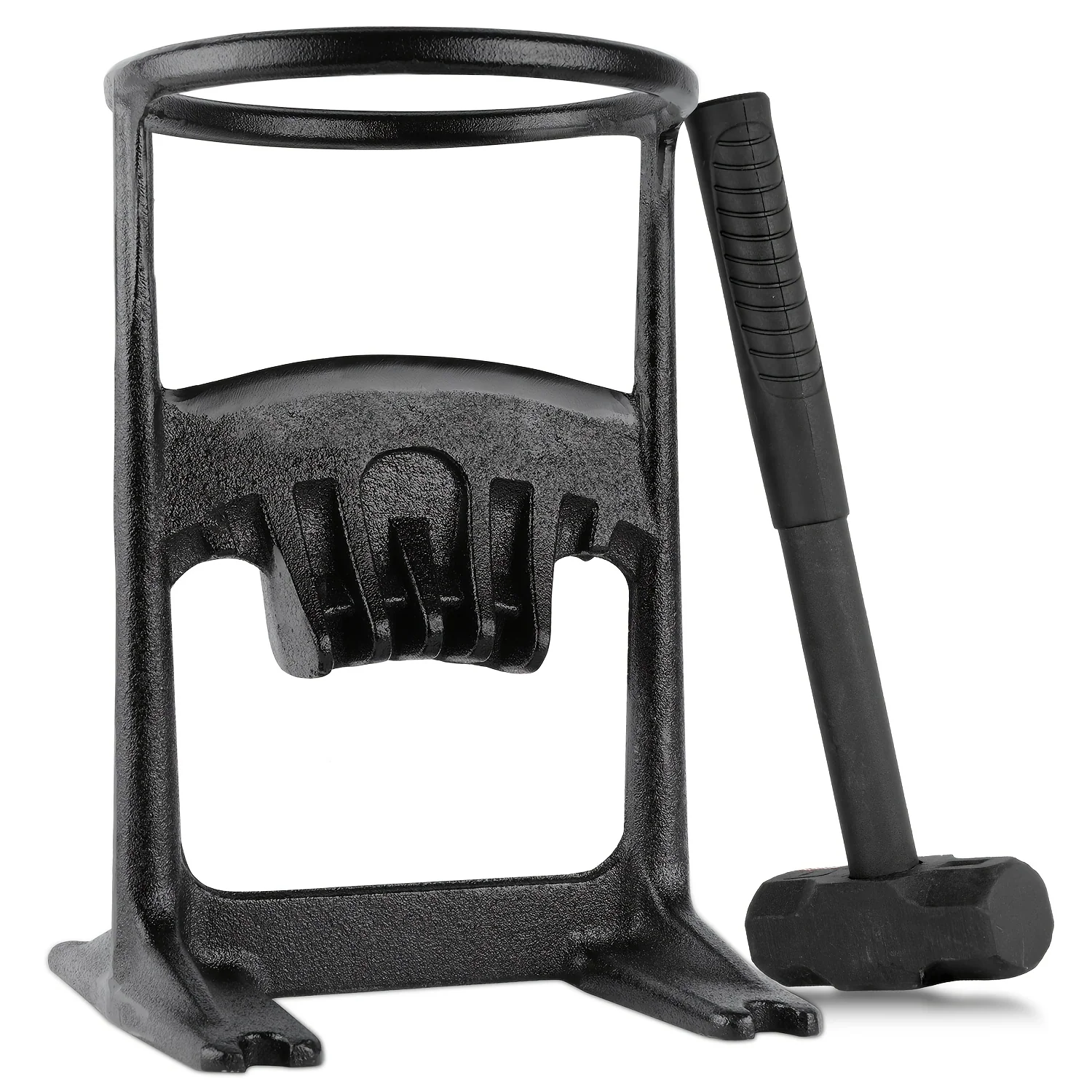 Heavy-Duty Cast Iron Kindling Splitter with 10.2-Inch Head, 18 lb