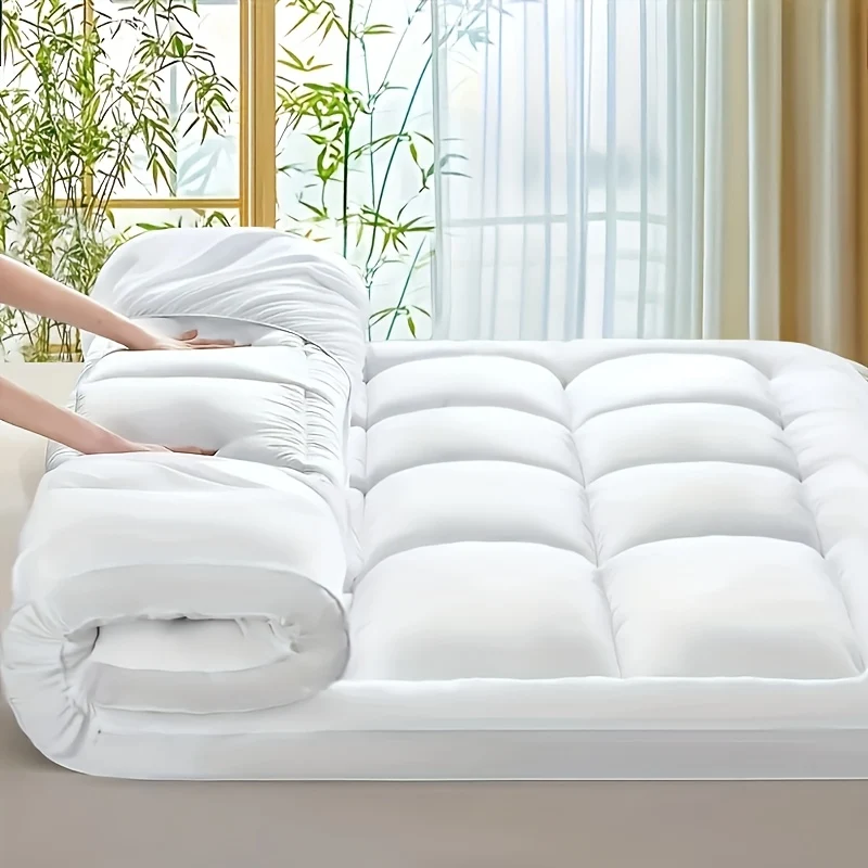 Extra Thick 8-21" Deep Pocket Cooling Mattress Topper for Enhanced Sleep Comfort