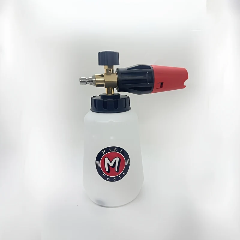 Heavy-Duty 1L Snow Foam Cannon for Pressure Washers – Adjustable Thick Foam Nozzle with 1/4" Quick Connector