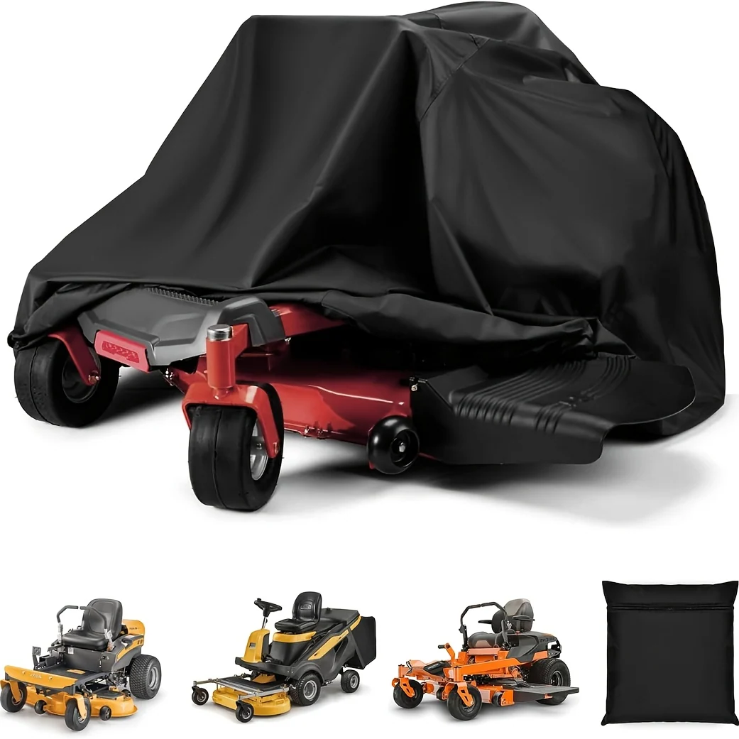 54-inch waterproof lawn mower cover made from 600D polyester oxford fabric