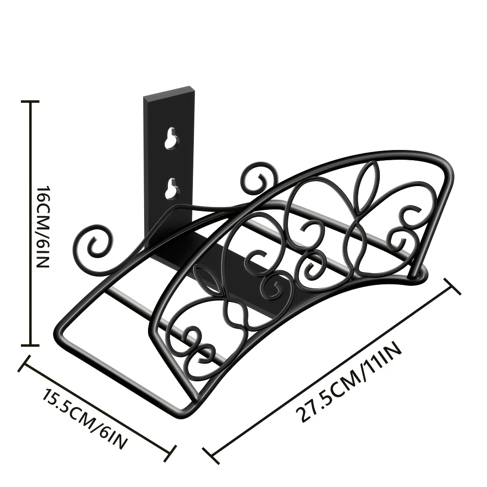 Metal Garden Hose Holder with Hose Reel and Detachable Design
