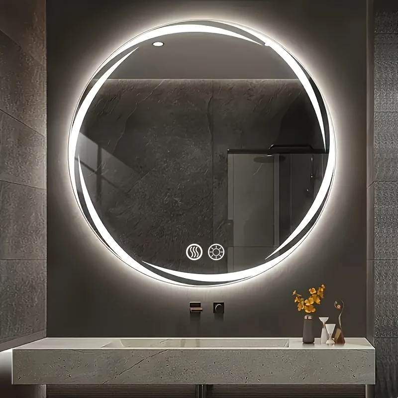 20 inch dimmable LED bathroom mirror with anti-fog lighting