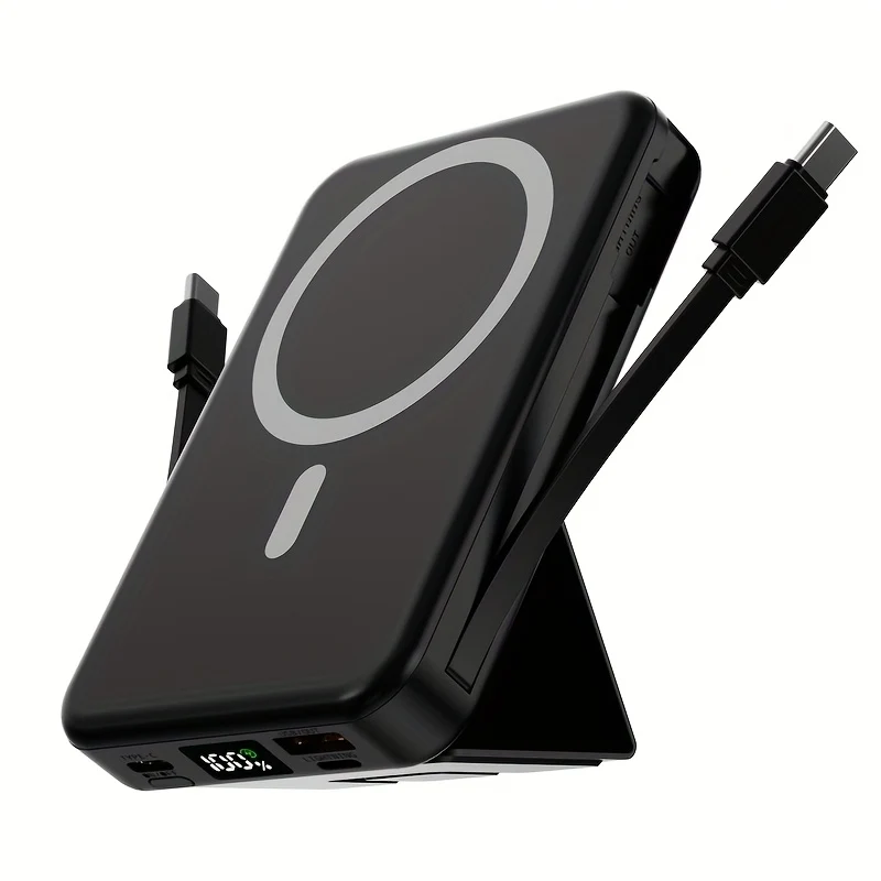 10000mAh portable power bank with fast charging and wireless feature