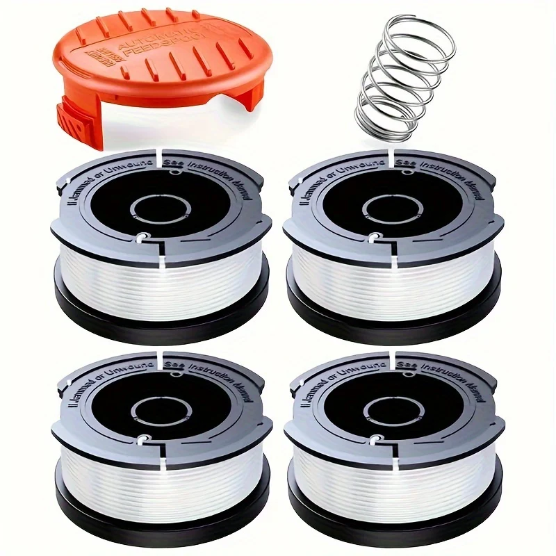 Replacement line spool kit for weed eater trimmer, 0.065 inch diameter, 9 meters