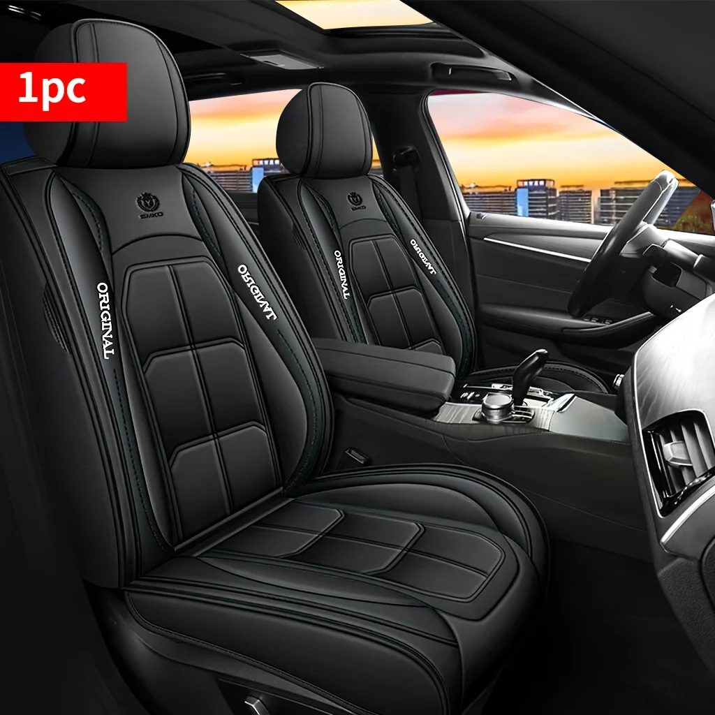 Luxury PU Leather Car Seat Covers, Set of 1 or 2