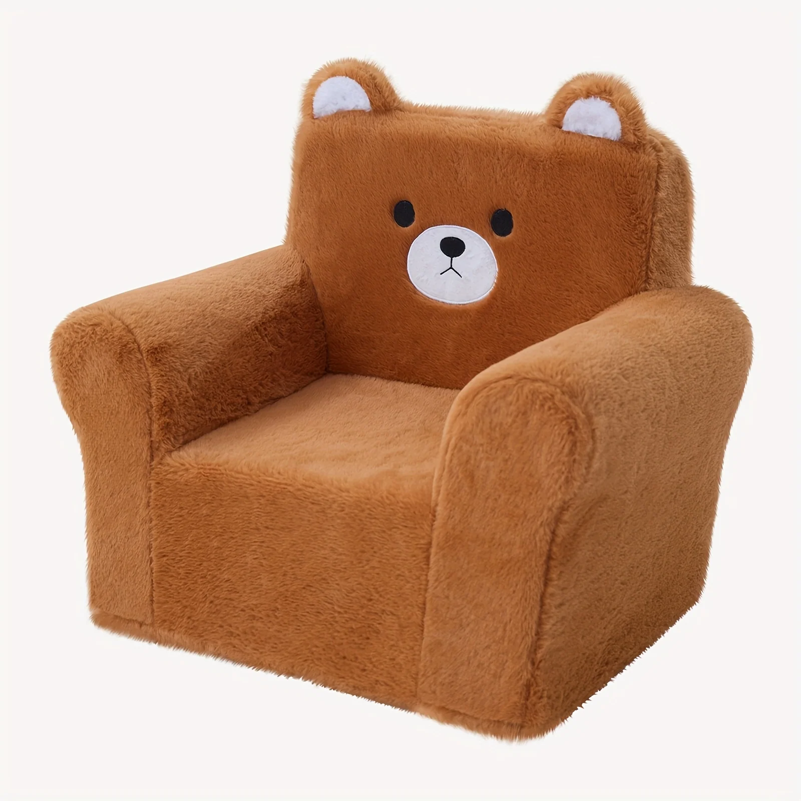 Teddy bear fleece kids sofa chair with washable cover