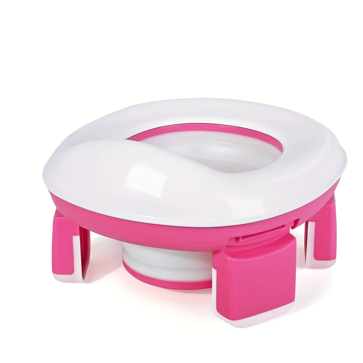 3‑in‑1 Collapsible Travel Potty Training Seat – Compact Portable Toilet for Outdoor Adventures