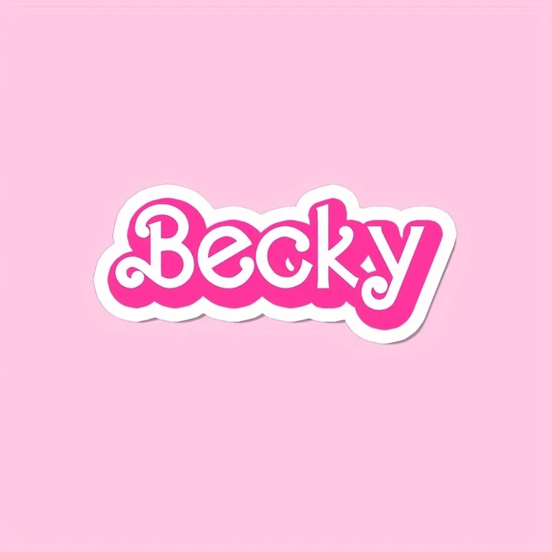 Custom Name Stickers for Water Bottles, Tumblers, and Laptops