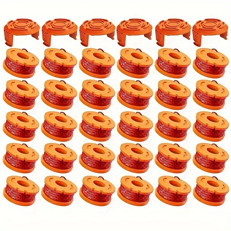 36-piece trimmer line spool kit with 300 ft of 0.065-inch string