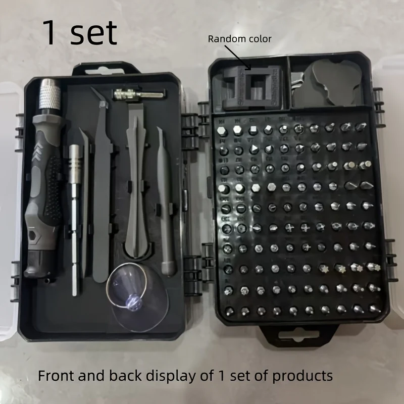 115‑in‑1 Upgraded Screwdriver Set with Magnetic Tip and High‑Hardness Drill Bits – Multi‑Function Tool for Mobile Phones, Tablets and Small Appliances