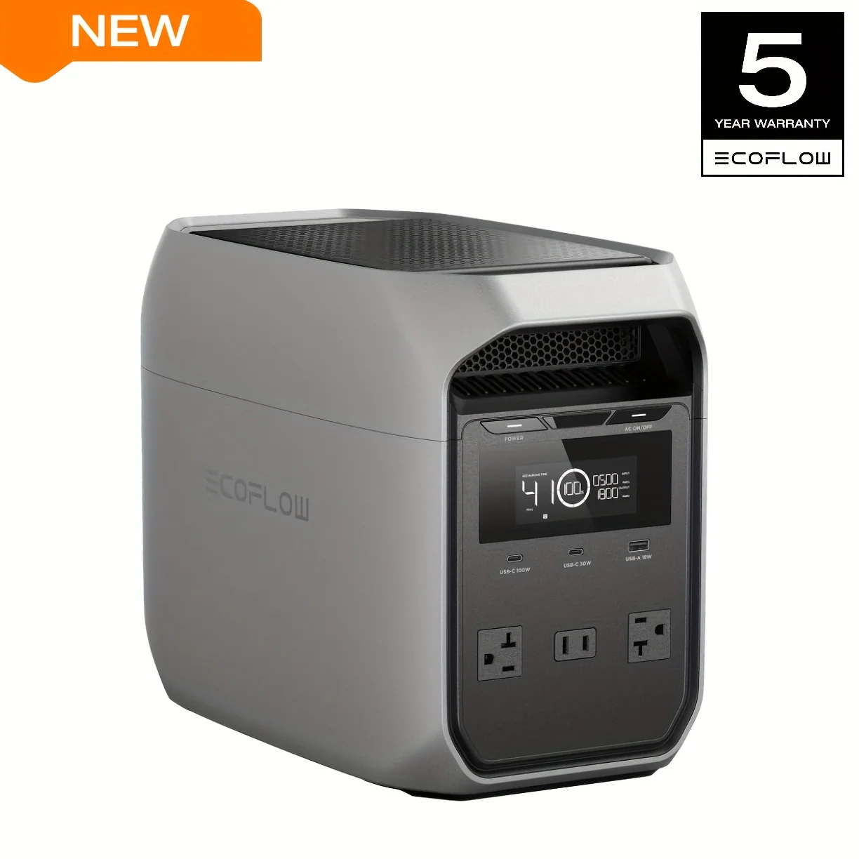 1024Wh Portable Power Station with 1800W AC Output and Fast Charging