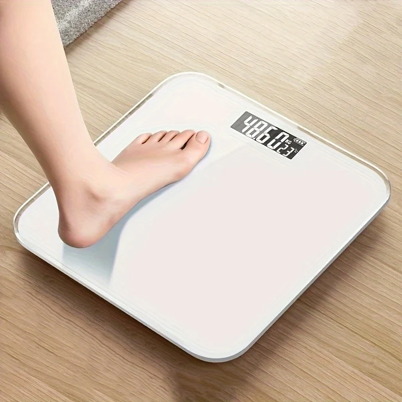Smart Digital Bathroom Scale with Tempered Glass Platform