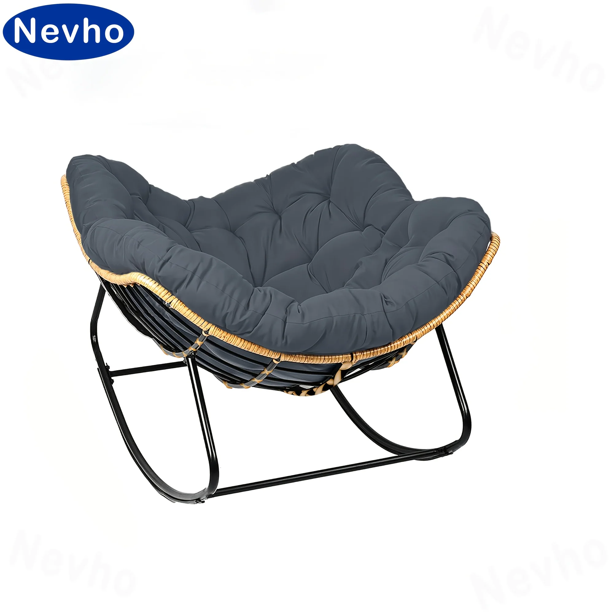 Office nap recliner with thick cushion for short breaks and relaxation
