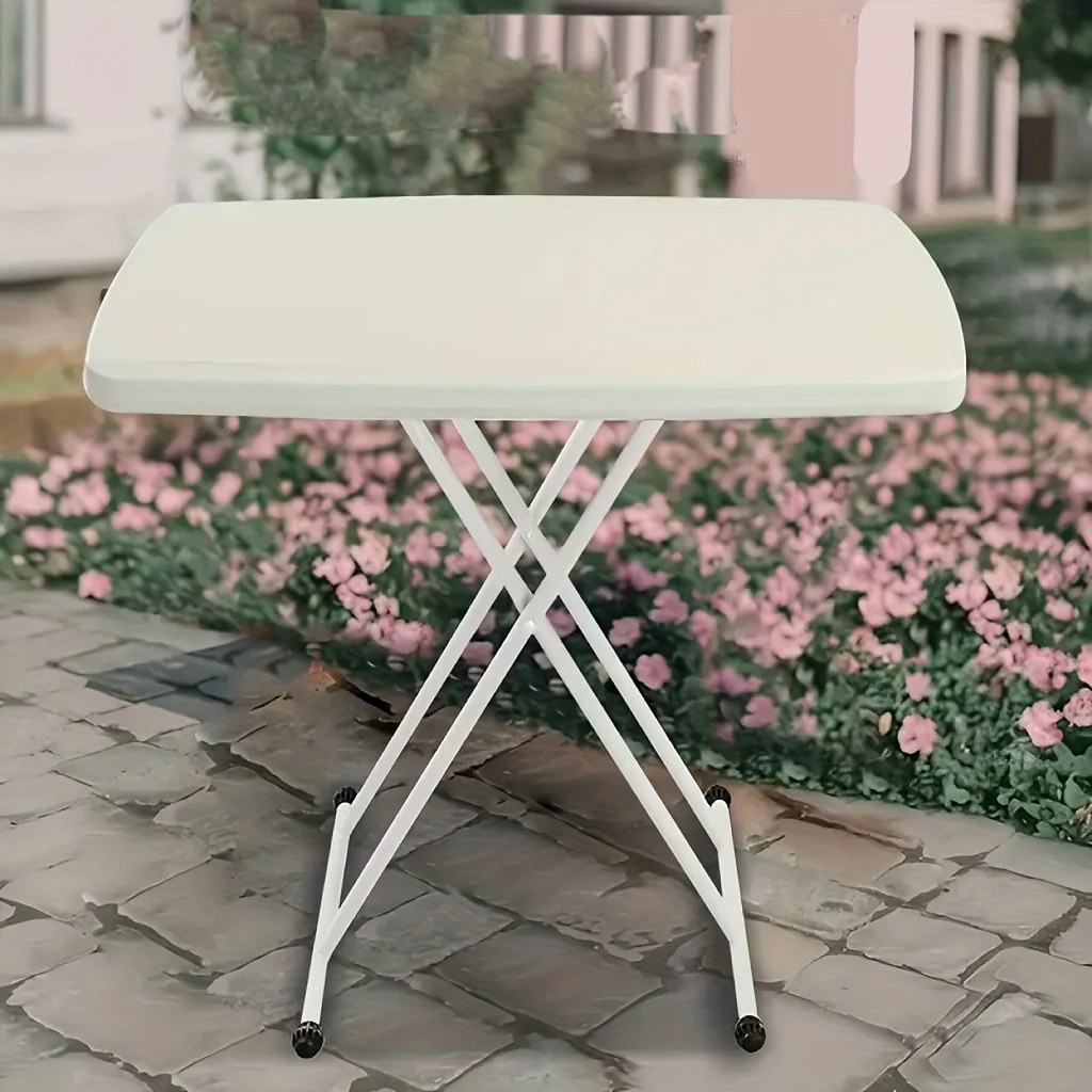 Heavy-duty portable folding table for one person