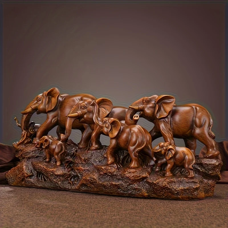 Decorative elephant figurine for home or gift giving