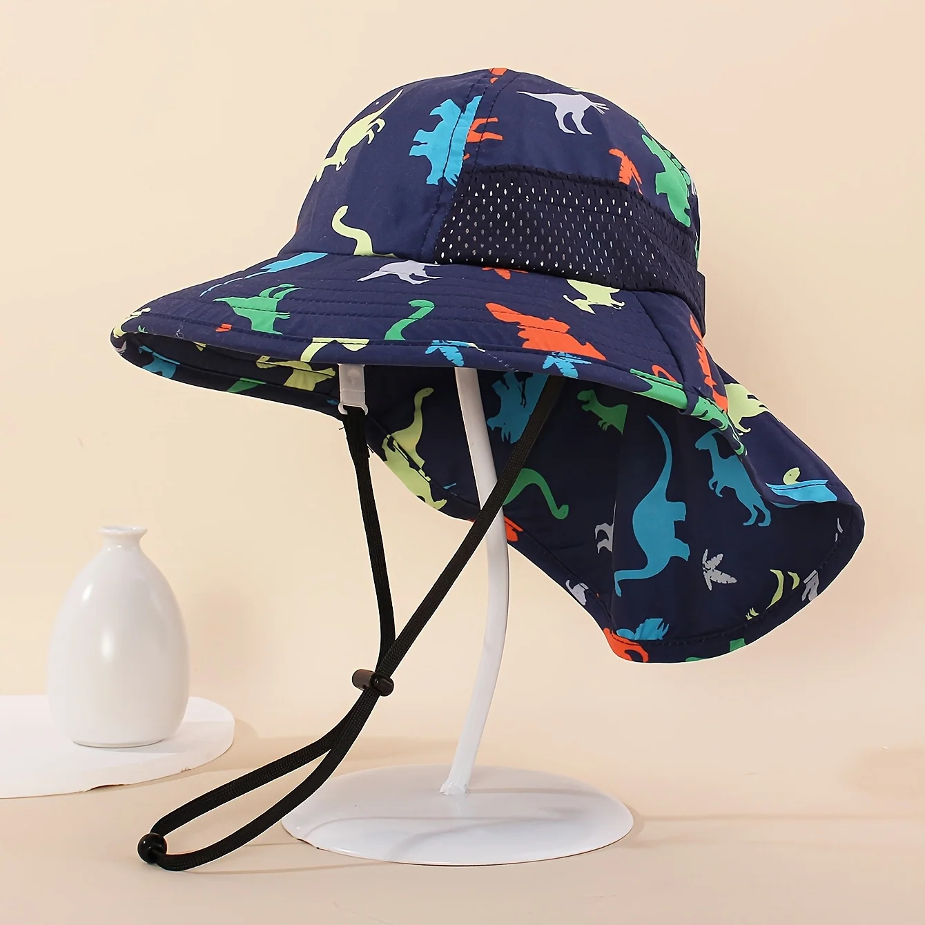 Boys Cartoon Print Bucket Hat – Lightweight Breathable Sun Protection