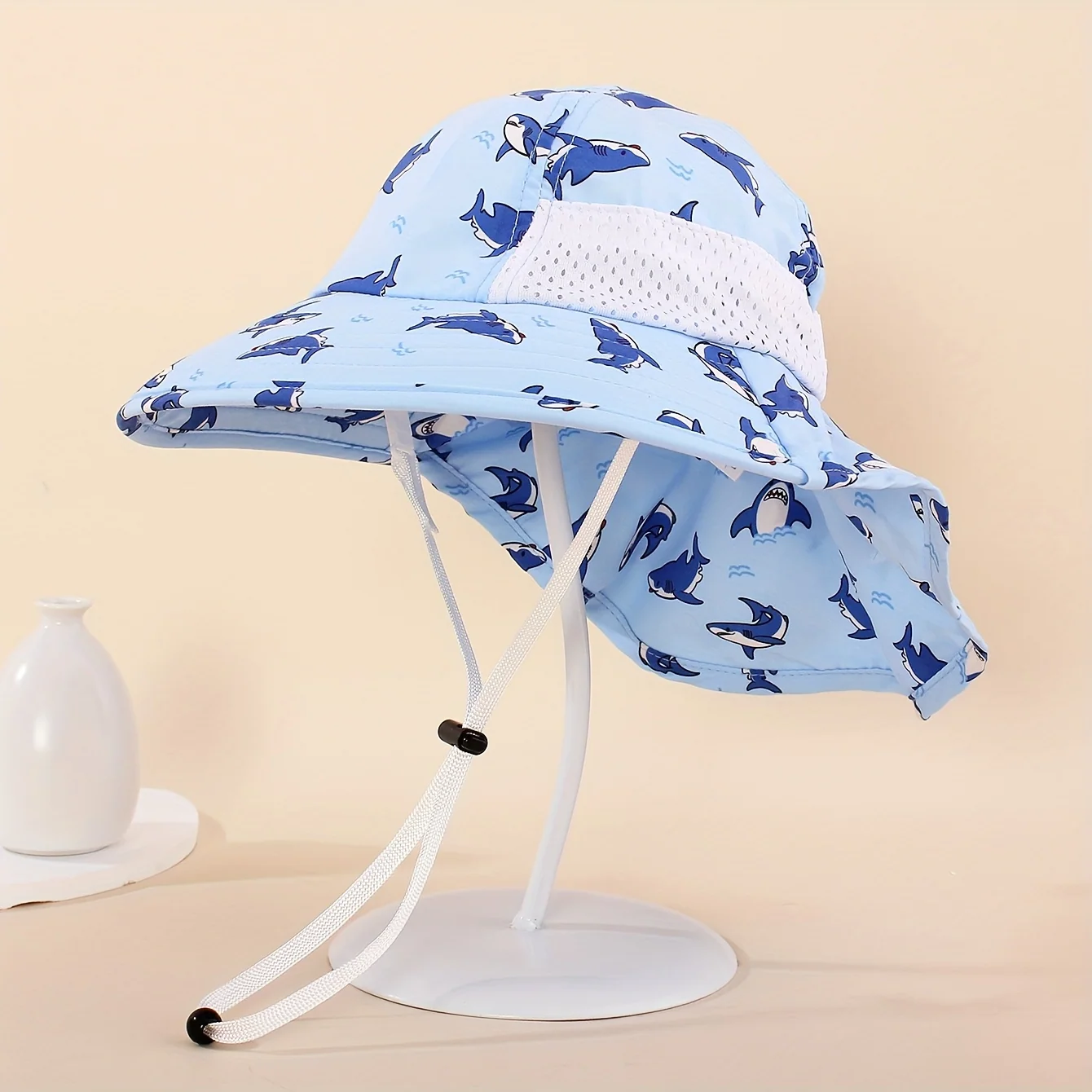 Boys Cartoon Print Bucket Hat – Lightweight Breathable Sun Protection