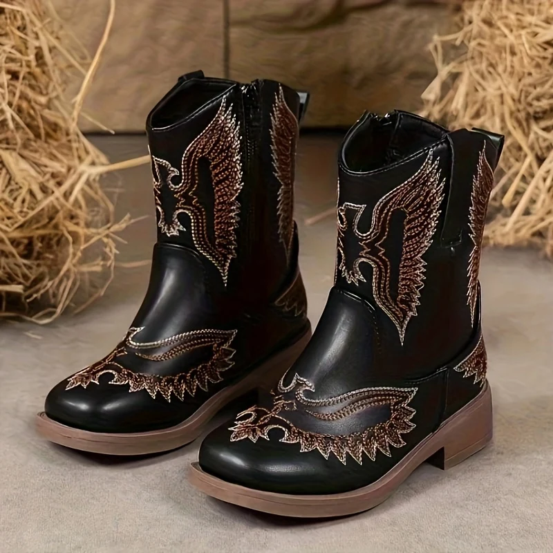 Electric Embroidered Fashion Boots