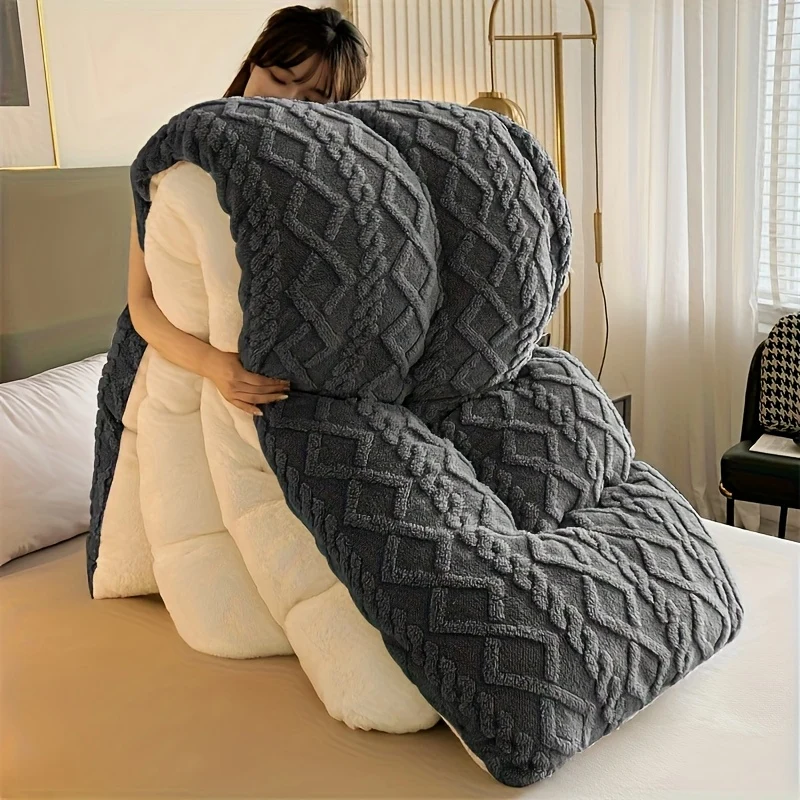 Plush Fleece Throw Blanket, Soft and Machine Washable