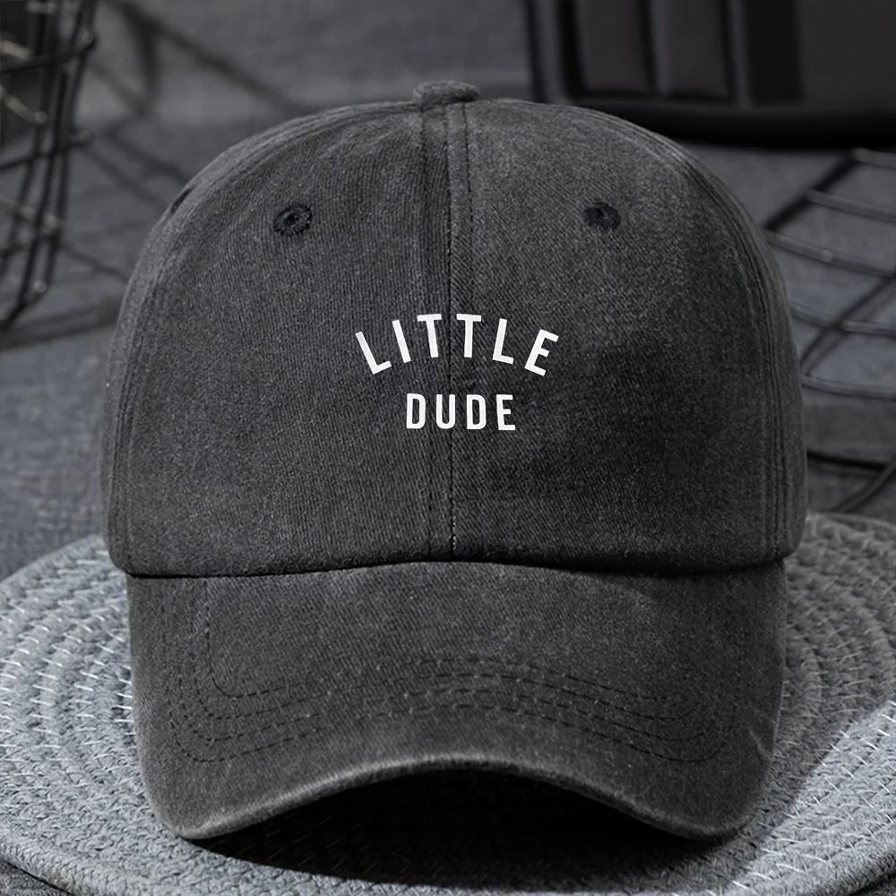 Printed vintage baseball cap for kids