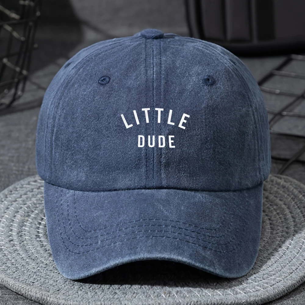 Printed vintage baseball cap for kids