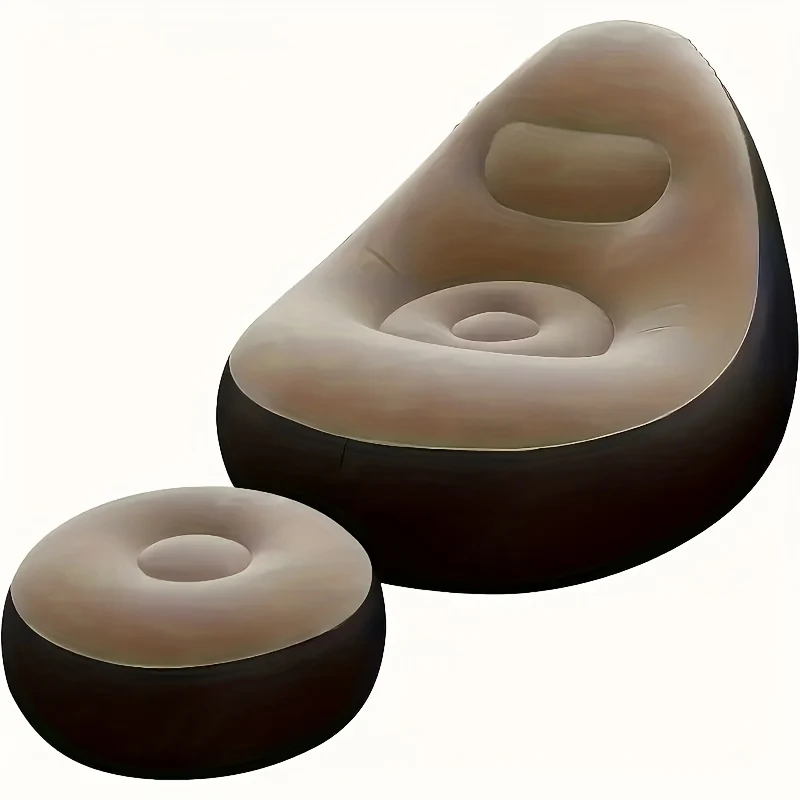 Portable Inflatable Lazy Sofa with Cushion – Multi‑Functional Air Chair