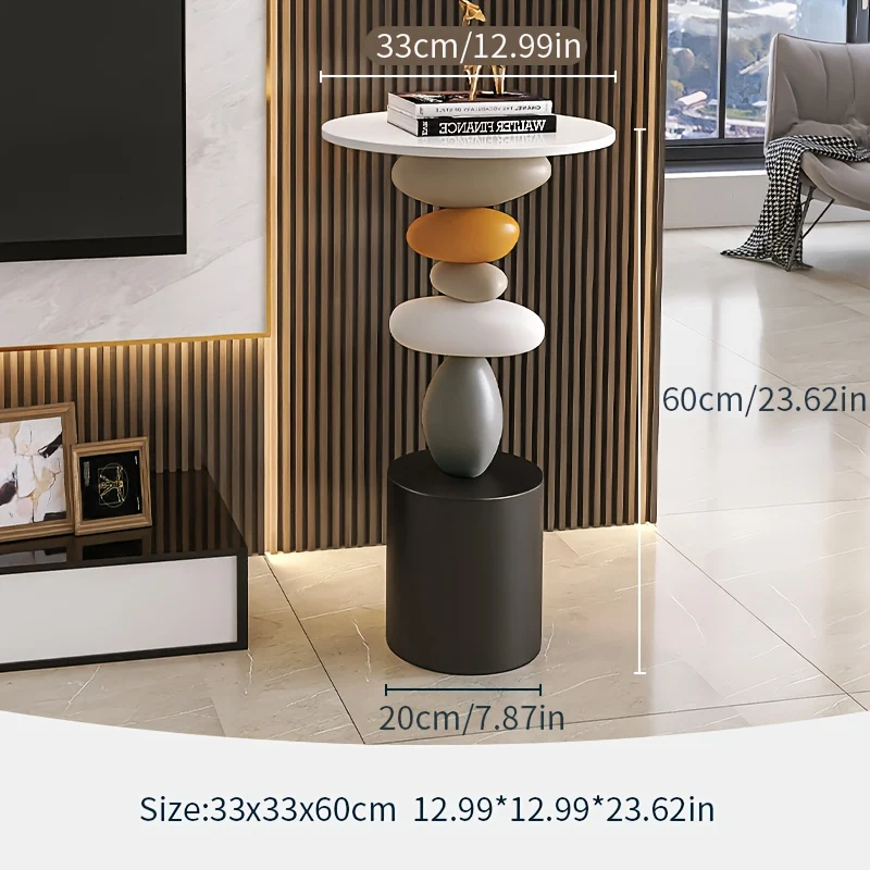 Large Modern Floor Lamp-Style Decorative Statue - Minimalist Resin Sculpture for Indoor Use