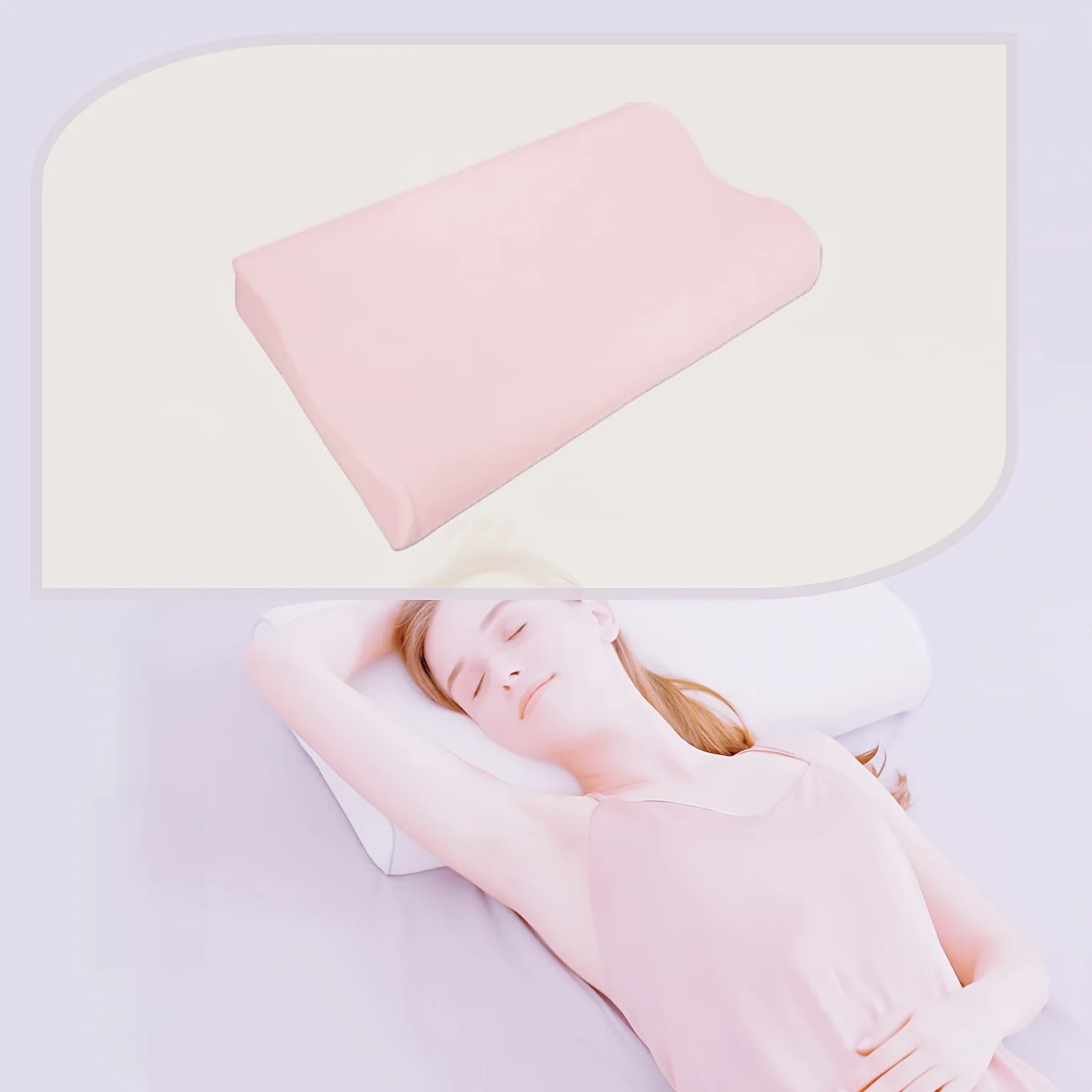 Ergonomic Neck Pillow, Soft and Supportive for Restful Sleep