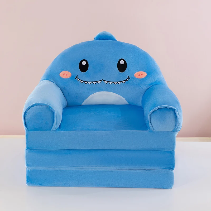 Foldable Cartoon Foam Sofa with 30D Density, Three‑Layer Space‑Saving Design