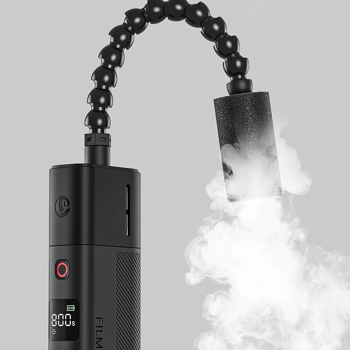 Portable Smoke Machine with Adjustable Mist and Dry Ice Modes, LCD Display, Type‑C Charging, Food‑Grade Safe – Includes Carrying Case