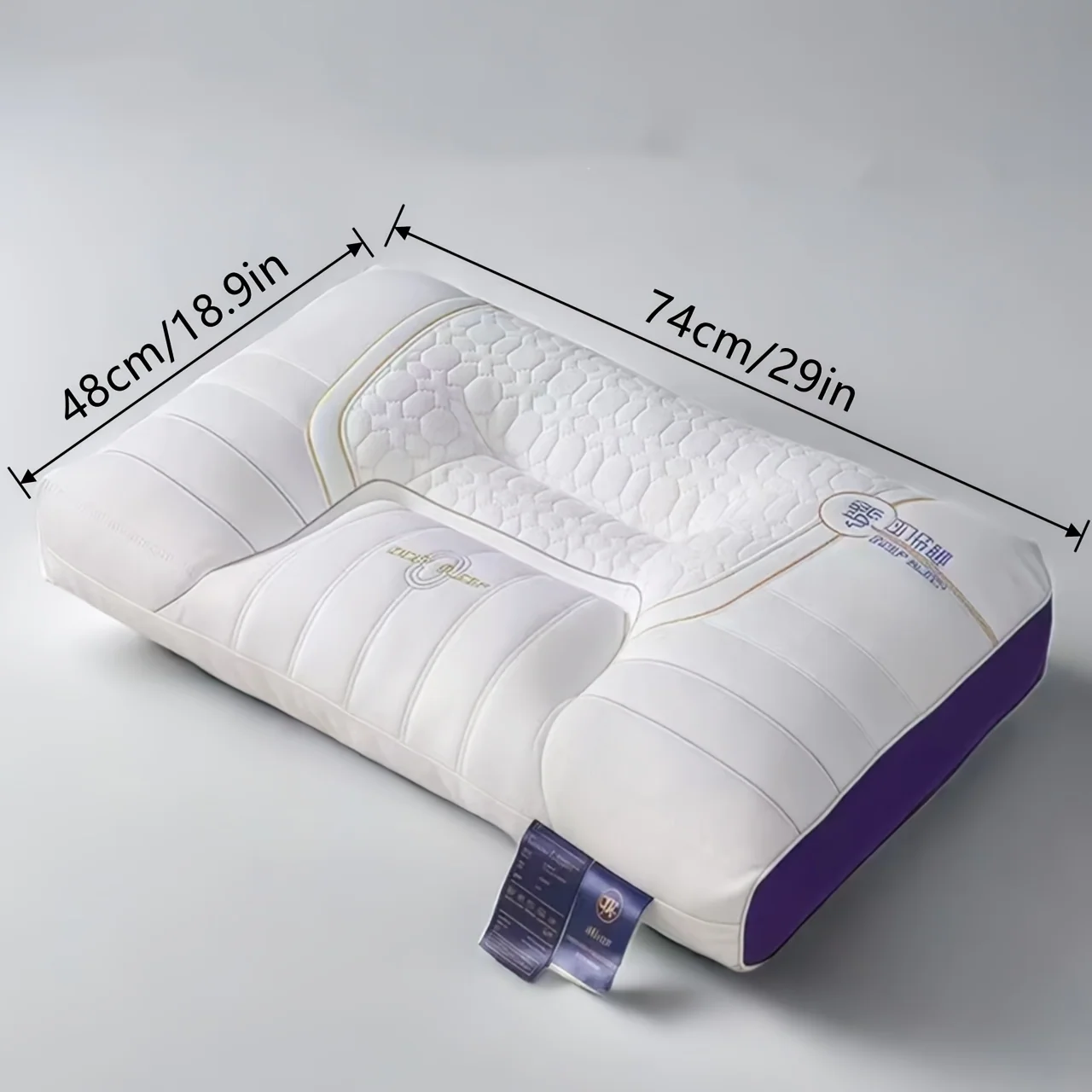 Zero-Pressure Deep Sleep Neck Pillow for Ergonomic Cervical Support