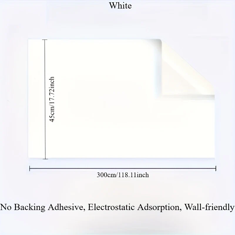 Self-Adhesive Whiteboard Wall Sticker for Home and Office Notes