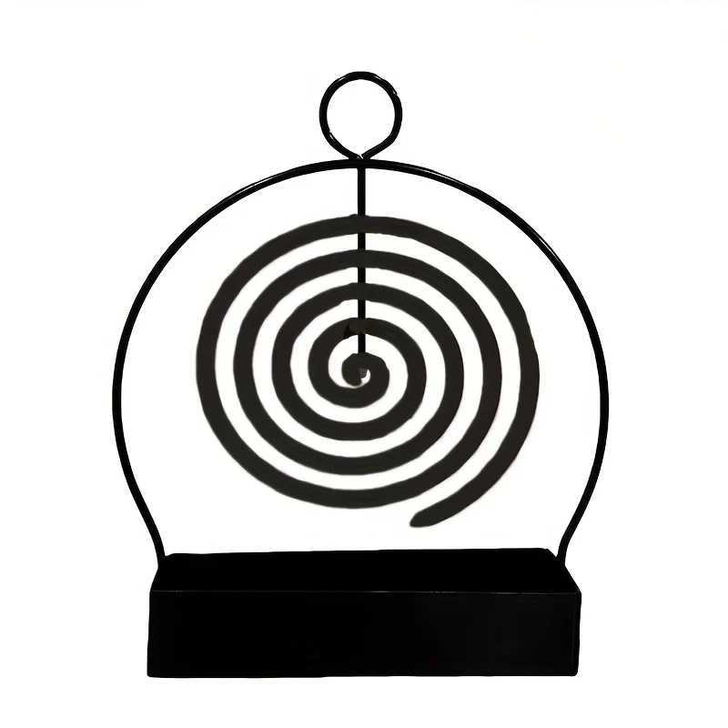 Metal mosquito coil or sandalwood holder for home and outdoor use