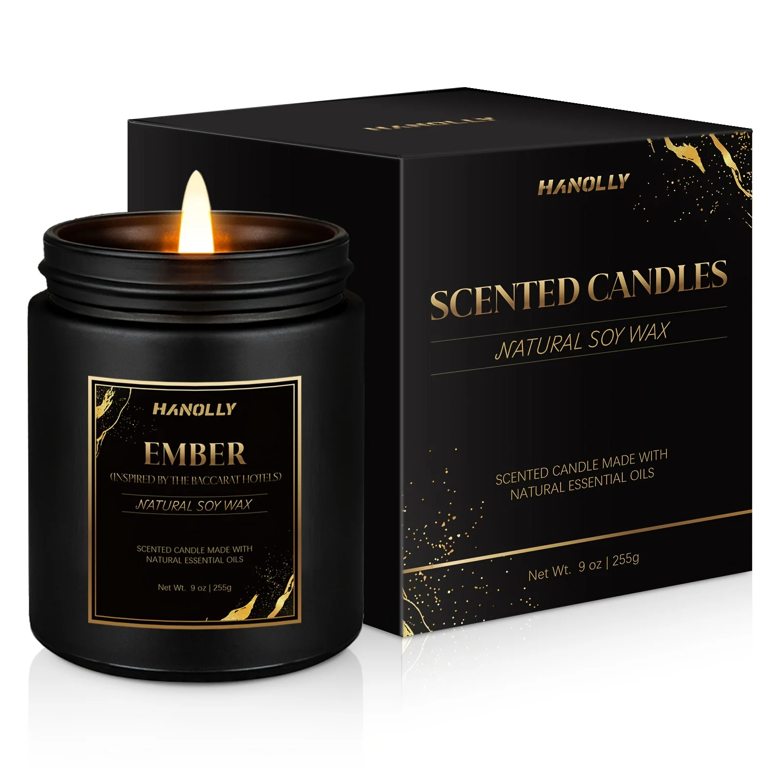 9 oz soy wax scented candle set for home fragrance and gifts