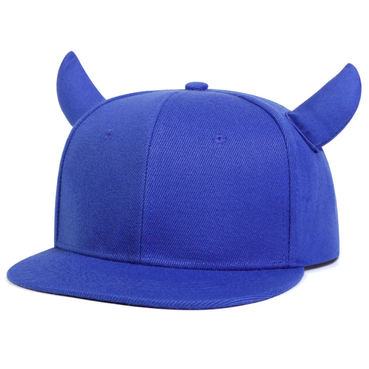 Matching parent-child cartoon flat brim cap set