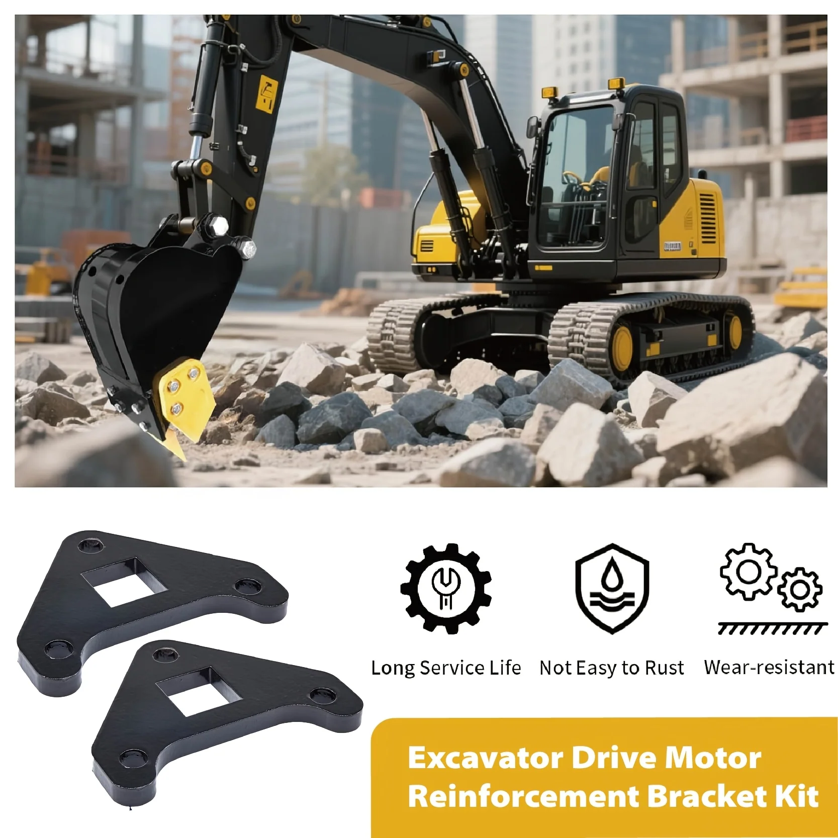 Reinforcement Brackets Kit for Mini Excavator Drive Motors