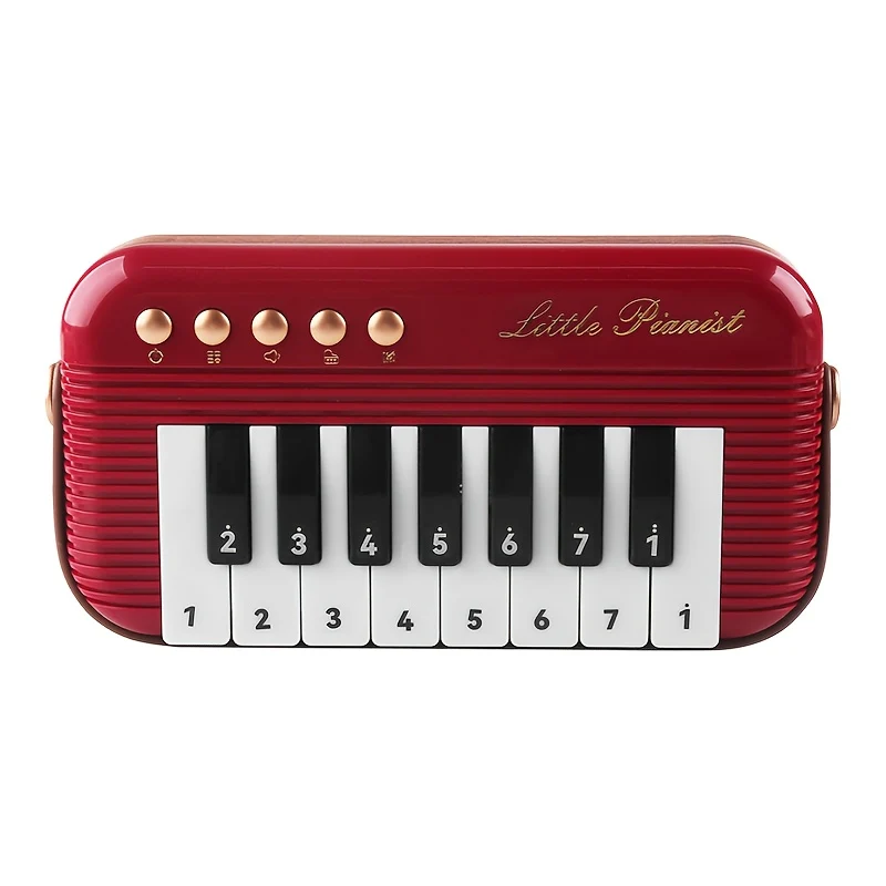 15-Key Portable Electronic Piano Keyboard for Beginners and Practice