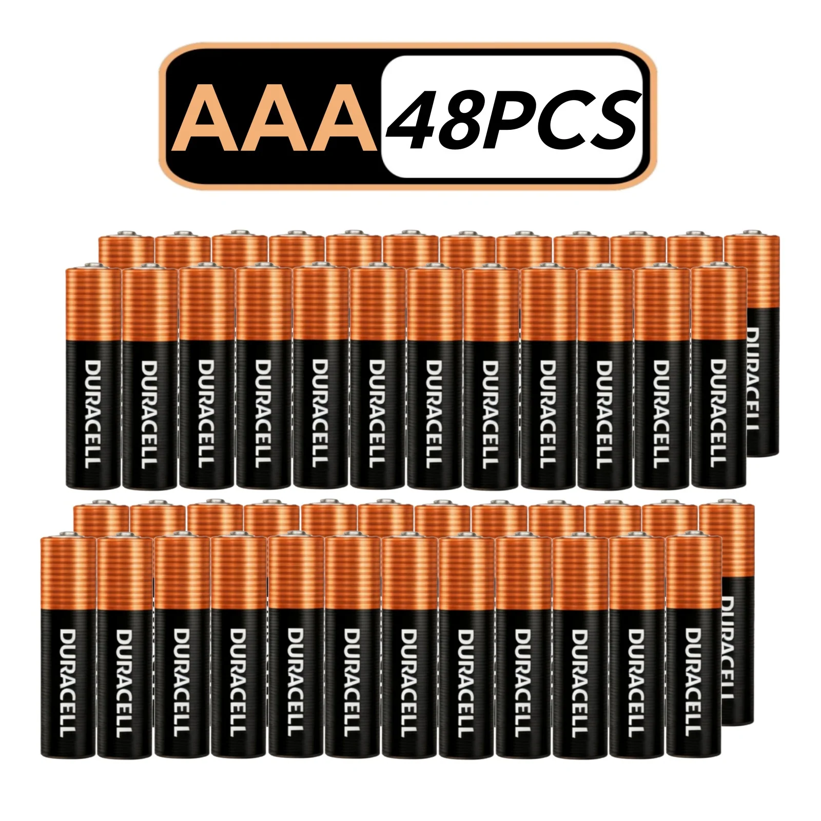 AAA Alkaline Batteries – Leak‑Proof, Long‑Lasting – Pack of 48