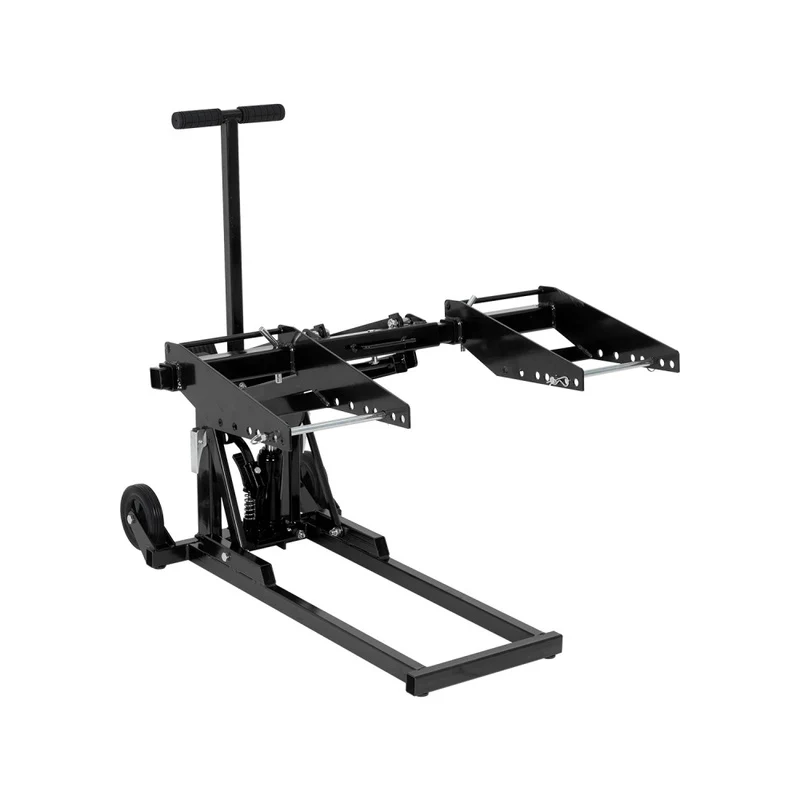Heavy-duty lift jack for lawn mowers and garden tractors, 550 lb capacity