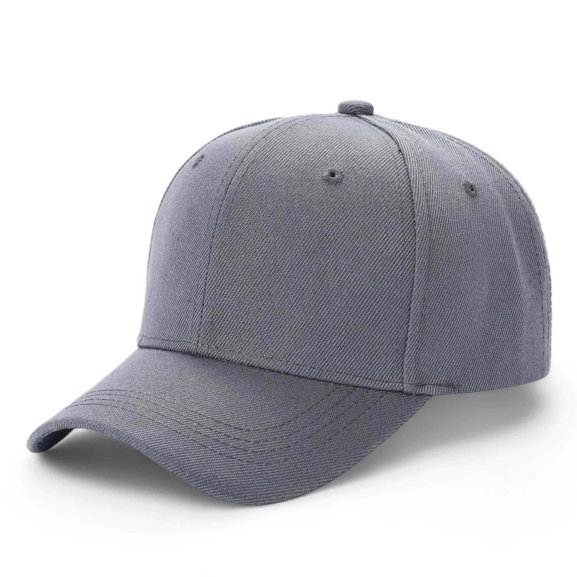 Unisex premium adjustable baseball cap with curved visor