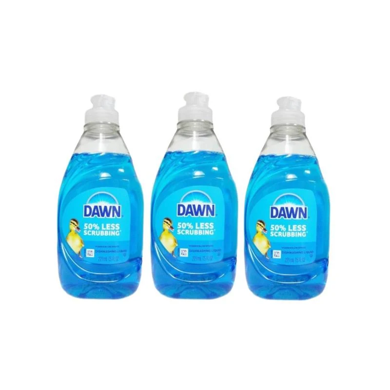 Value Pack of 3 Bottles of Dish Soap, 7.5 oz Each